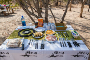 Breakfast Table, Maroela Camping Safari