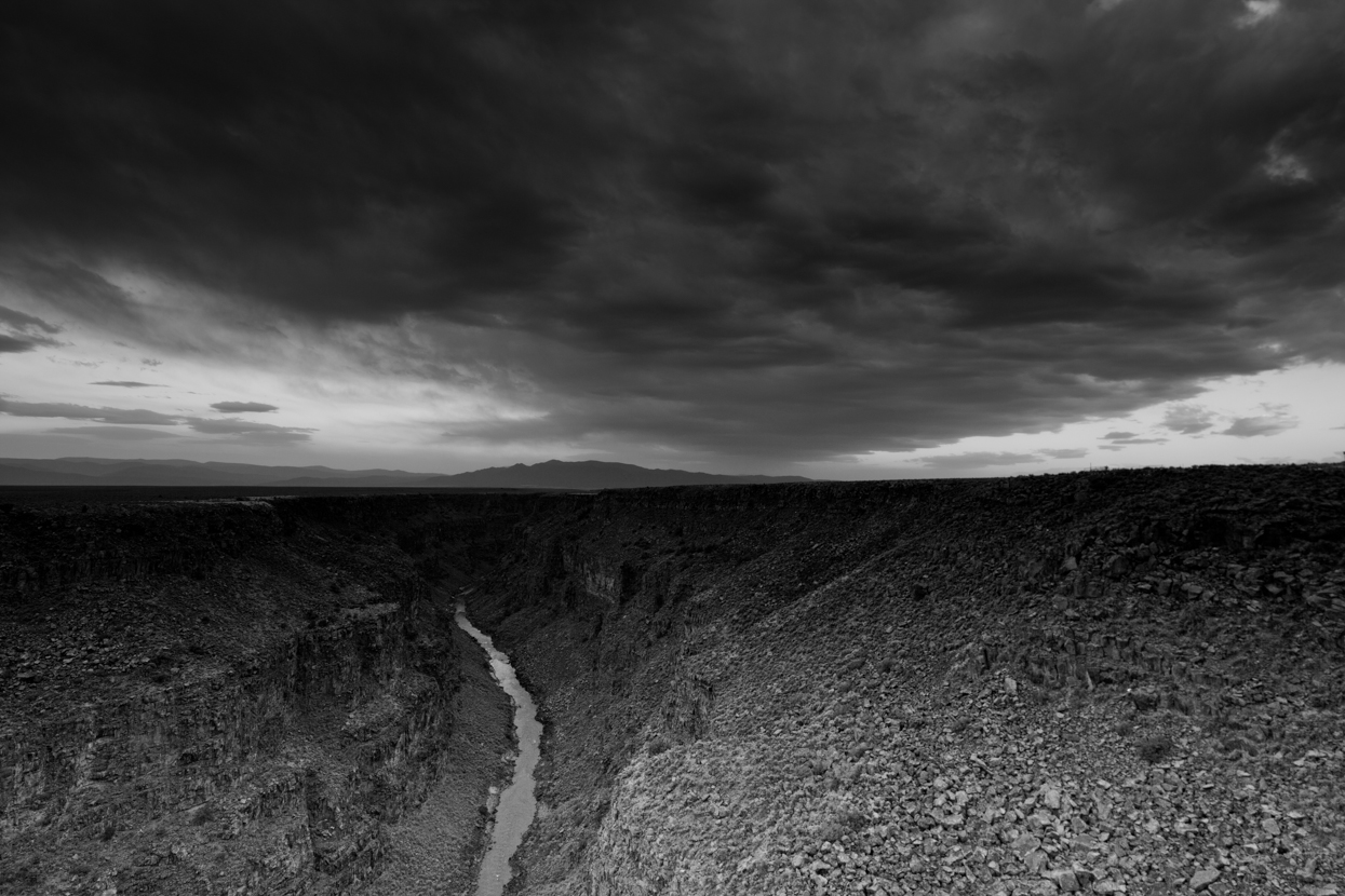 Sunset, Taos Gorge, New Mexico