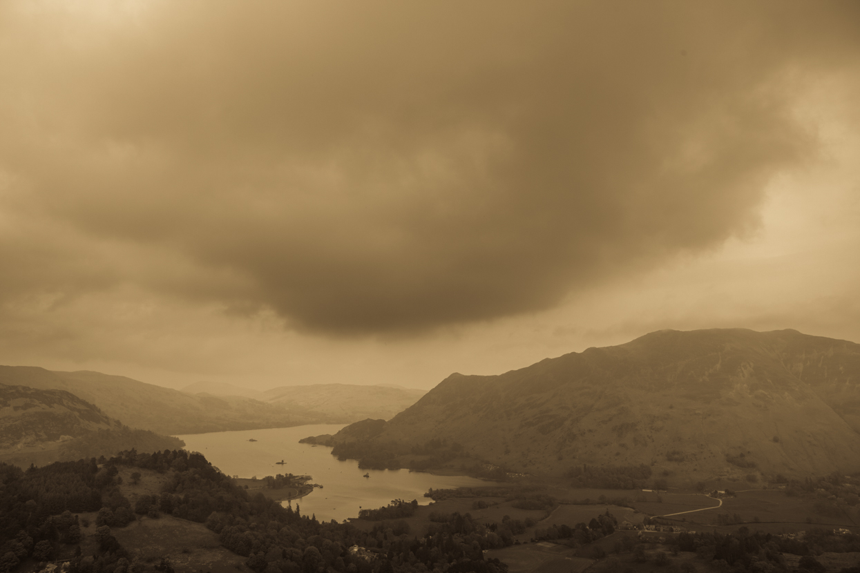 Ullswater from Fairfield, Lake District