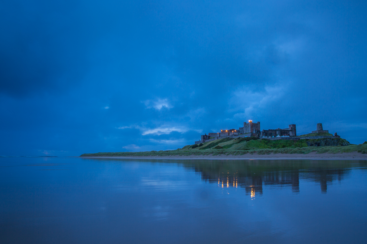 Sunrise, Bamburgh Castle, Northumberland