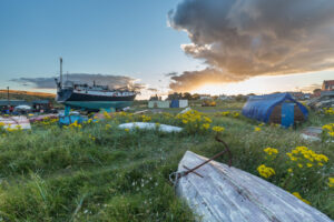 Harbour, Holy Island, Northumberland