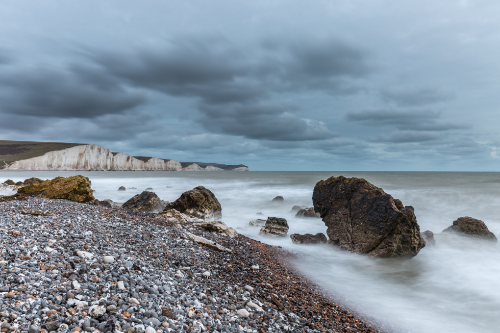 Sunset, Seven Sisters, East Sussex, UK