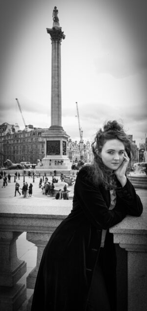 Freya Parks, Trafalgar Square, London, UK