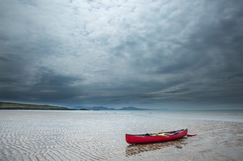Red Canoe, Aberffraw Bay, Anglesey