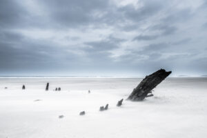The Remains Of The Helvetia, Rhossili Beach, Gower Peninsula