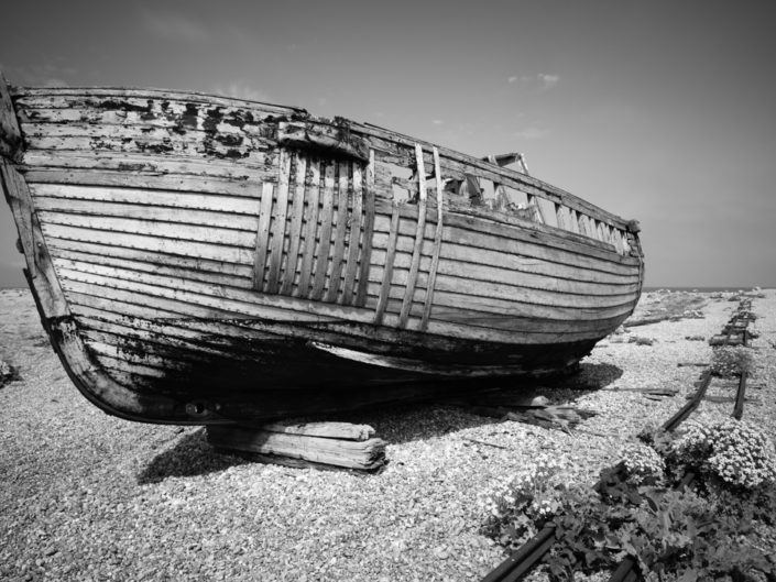 Abandoned Fishing Boat, Dungeness, Kent, UK