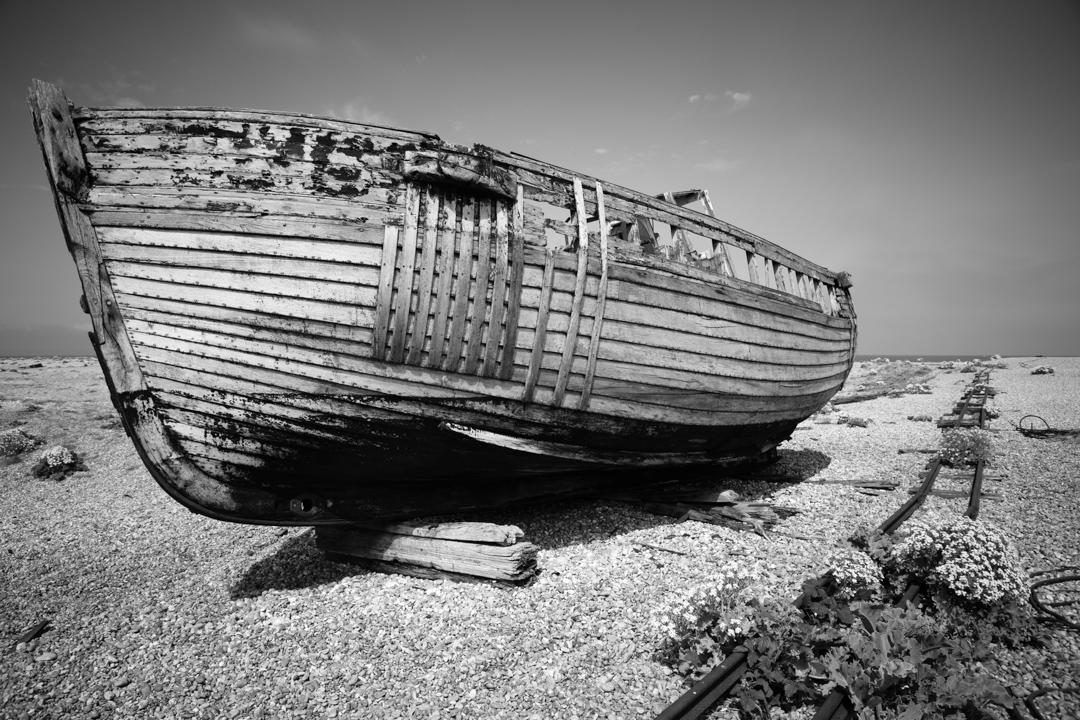 Abandoned Fishing Boat, Dungeness, Kent, UK