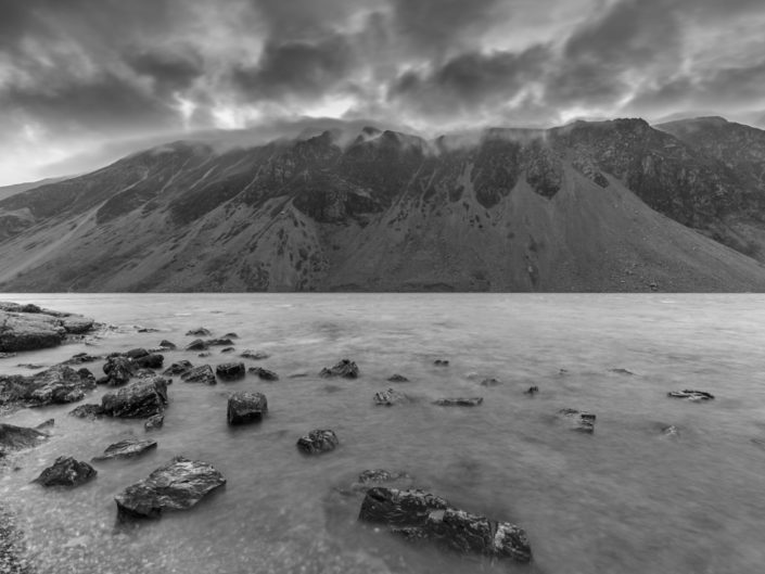 Mist Rolling Over The Screes At Sunrise, Wast Water, Lake District, UK